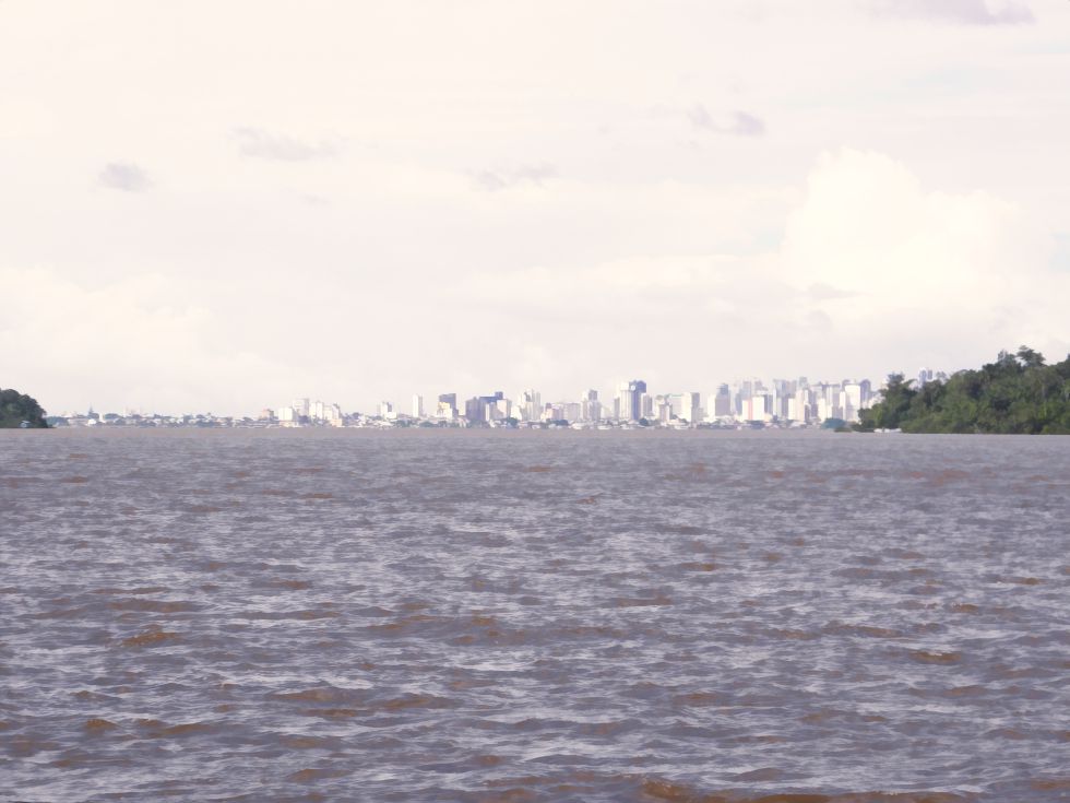 Vista de Belém da Baia do Guajará